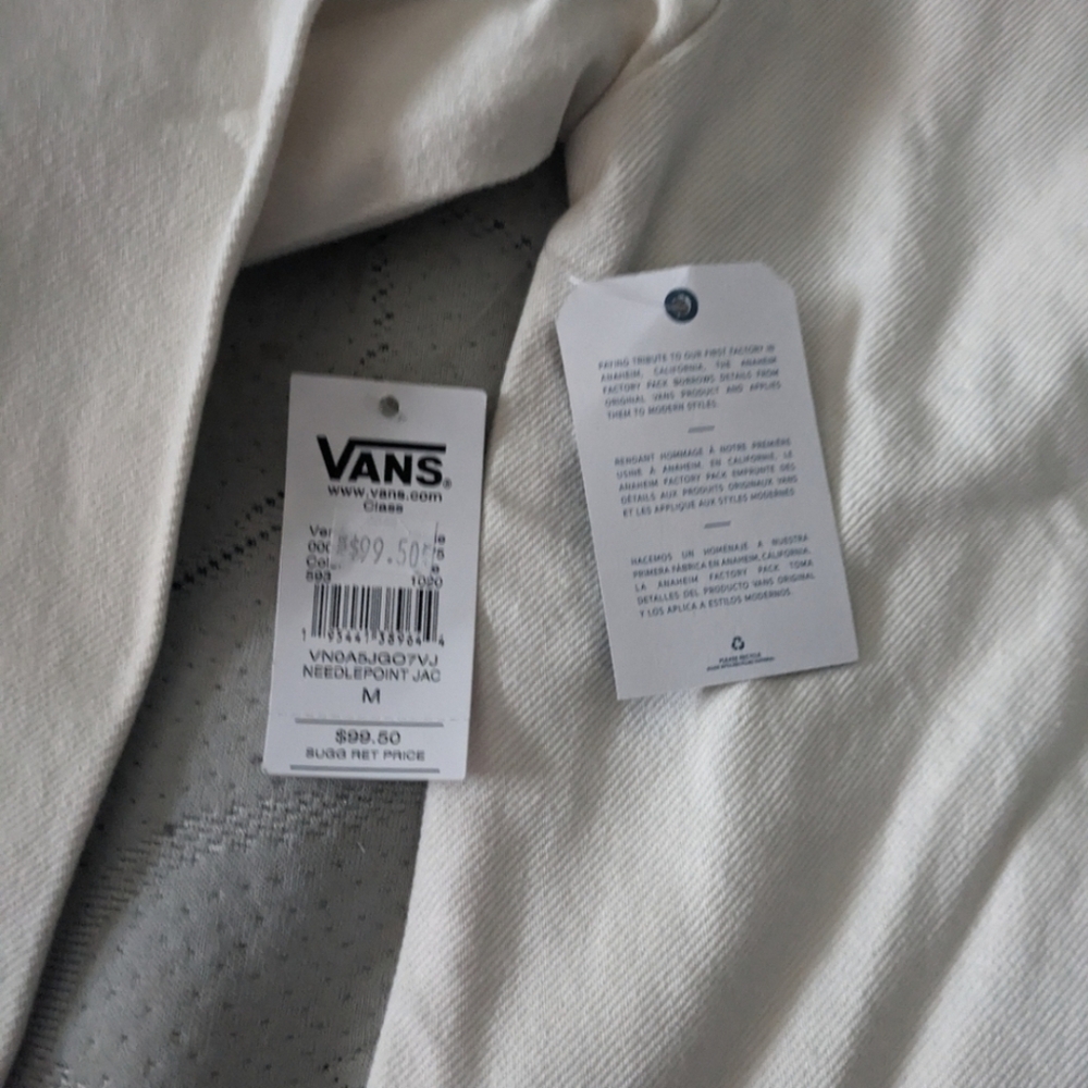 Vans Anaheim Factory Collection Women Medium Needlepoint Jacket Floral 102025 - Picture 10 of 13